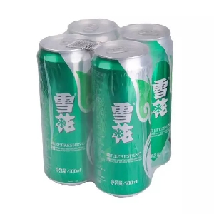 雪花10度清爽啤酒500ml*4罐(组)