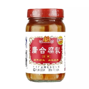 广合微辣腐乳 335克/瓶