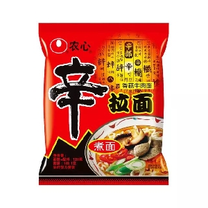 农心辛拉面方便面五连包袋装120g*5